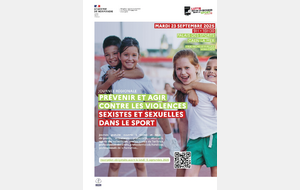 Journée régionale lutte contre les violences sexistes et sexuelles dans le sport 