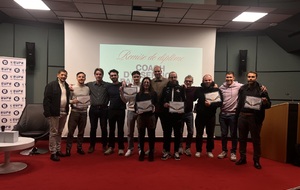 Remise des diplômes d'Isabelle, coach en insertion par le sport