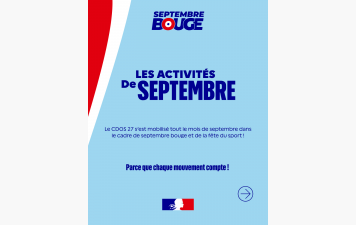 Retour sur la campagne SEPTEMBRE BOUGE !