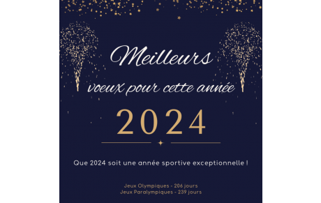 Meilleurs Voeux pour cette nouvelle année 2024 ! 