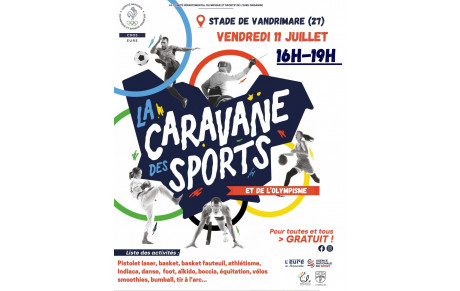 La Caravane des sports débarque à Vandrimare ! 